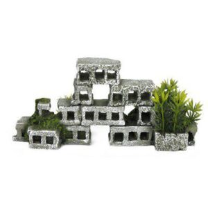 Hollow Blocks Aquarium Ornament