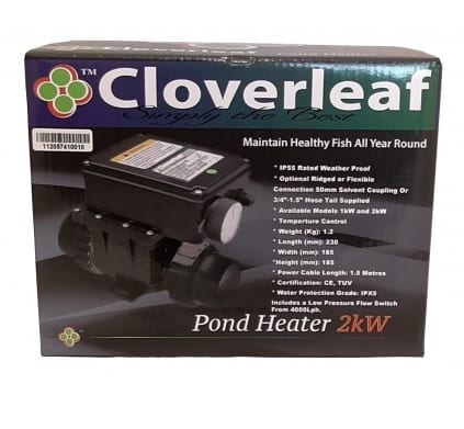 Cloverleaf Pond Heater with Thermo Control