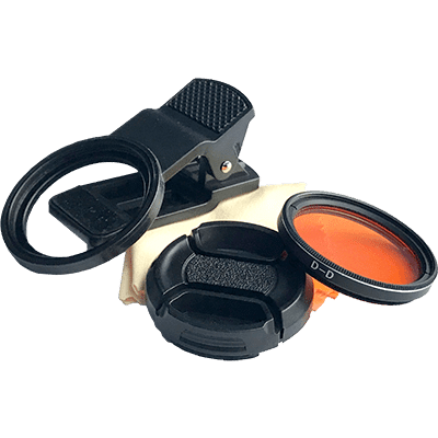 Coral Colour Camera Lens - Image 3