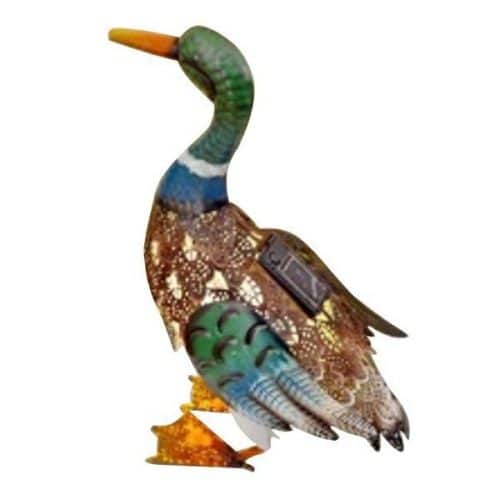 Duck Solar Garden Ornament - Standing