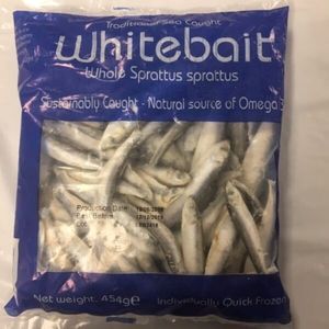 Frozen Whitebait 450g Fish Food