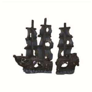 Ship Aquarium Ornament 2 Pieces