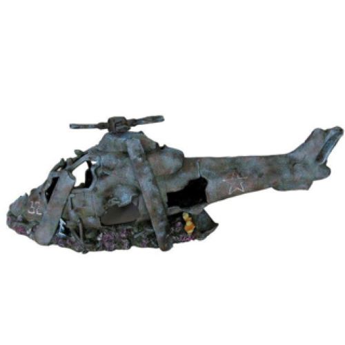 Small Helicopter Aquarium Ornament