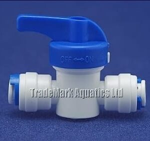 Push fit 3/8" In Line Valve