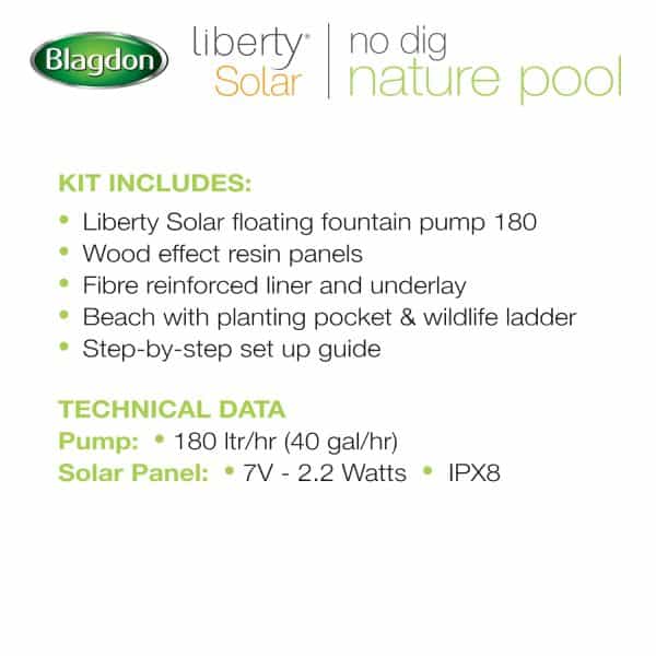 Blagdon Liberty Solar No Dig Nature Pool - Image 3