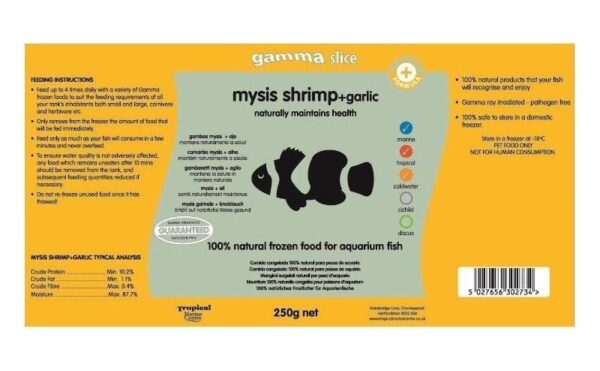 Gamma Mysis Shrimp with Garlic 250g