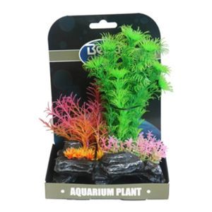 Air Garden Green & Pink Aquarium Decoration