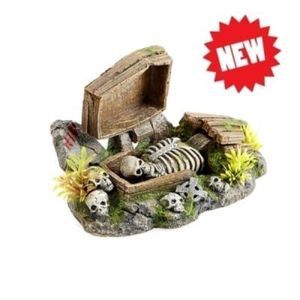 Air Operated Coffin with Plants