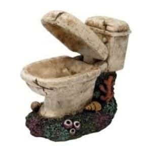 Air Operated Toilet Aquarium Ornament