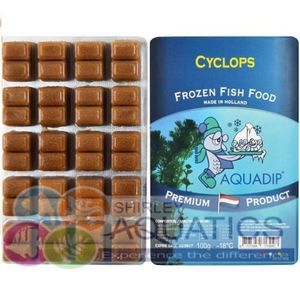 Aquadip Frozen Cyclops Fish Food 100g