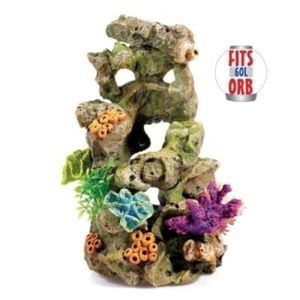 Coral on Lava Aquarium Ornament 280mm
