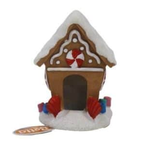 Gingerbread House Aquarium Ornament