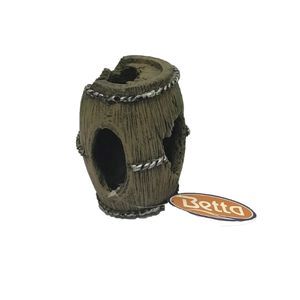 Small Barrel Aquarium Ornament