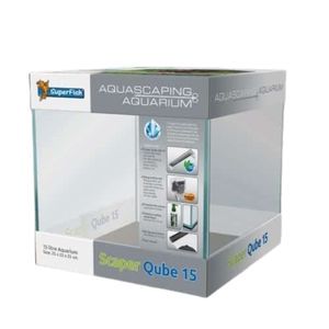 SuperFish Scaper Qube 15L Rimless Aquarium