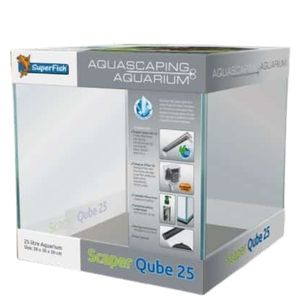 Superfish Scaper Qube 25L Aquarium