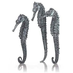 biOrb Seahorses Ornament Metallic Black 3 Pack