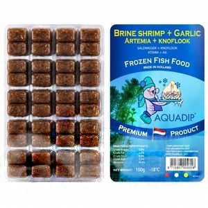 Aquadip Frozen Brine Shrimp with Garlic 100g